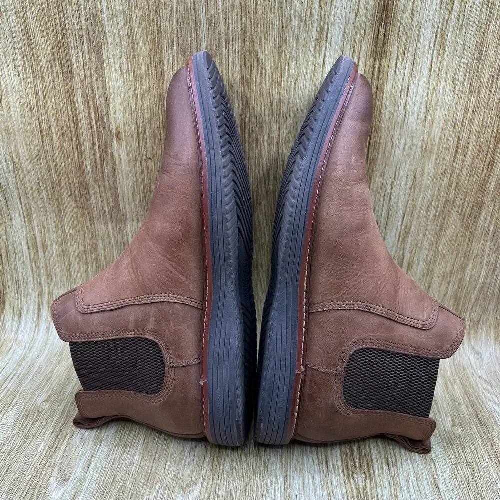 Johnston & Murphy Chelsea Boots Men's Size 9M Brown Leather TRUFOAM 20-4328